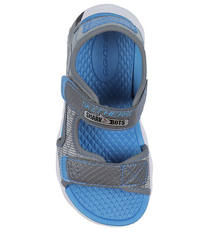Skechers Sandals w. Light - Creature-Splash - Charcoal Blue