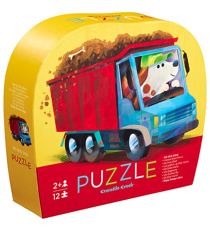 Puzzle Crocodile Creek - 12 Briques - Allez BIG Dog Puzzle Crocodile Creek - 12 Briques - Allez BIG Dog