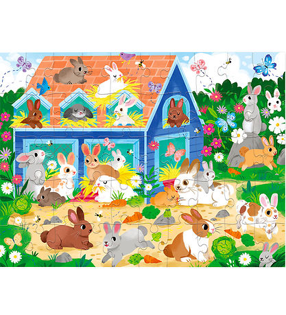 Puzzle Crocodile Creek - 50 Briques - Chicken Coop Puzzle Crocodile Creek - 50 Briques - Chicken Coop