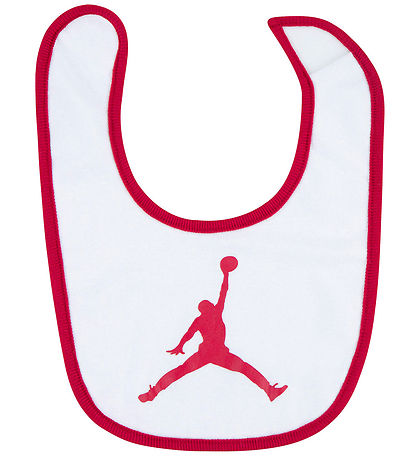 Jordan Gift Box - 3-Pack - Summer Romper/Beanie/Bib - Gym Red