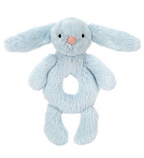 Jellycat Ring rattle - 18x8 cm - Bashful Bunny - Baby Blue Jellycat Ring rattle - 18x8 cm - Bashful Bunny - Baby Blue