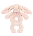 Jellycat Ringrammelaar - 18x8 cm - Bashful Bunny - Baby Pink Jellycat Ringrammelaar - 18x8 cm - Bashful Bunny - Baby Pink