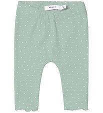 Name It Leggings - NbfHadot - Silt Green M. Uppbygging