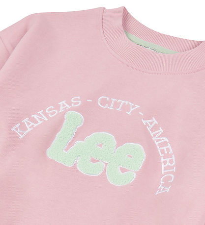 Lee Sweatshirt - Kansas Grafisch - Roze Nectar