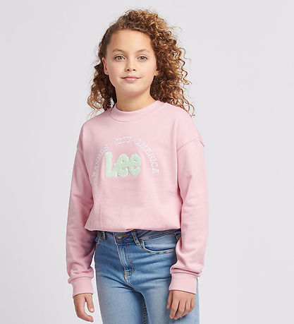 Lee Sweatshirt - Kansas Grafisch - Roze Nectar