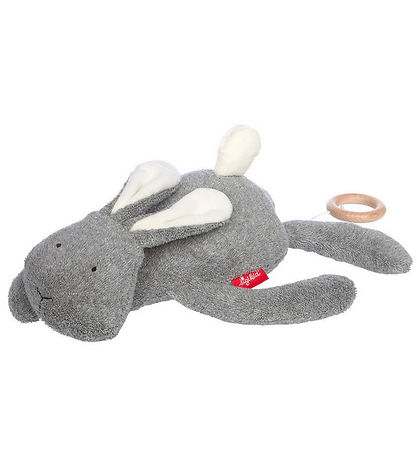 Sigikid Gosedjur m. Musik - Rabbit - 40 cm - Grey
