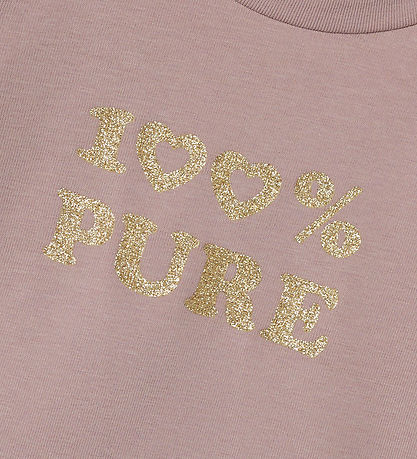 Name It Bodysuit l/s - NbfFanewa - Deauville Mauve w. Glitter