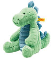 Steiff Soft Toy - 28 cm - Spott Stegosaurus - Green Petrol Sitti