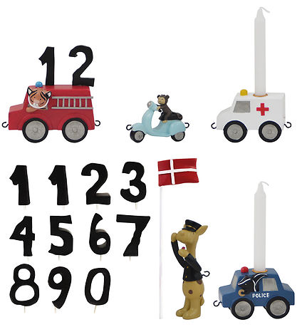 Kids by Friis Verjaardagstrein - Auto's m. 11 Nummers