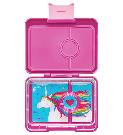 Yumbox Boîte à Repas av. 3 Rum - Bento Snack - Malibu Purple/Mag