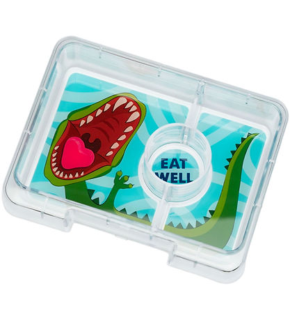 Yumbox Lunchbox w. 3 Compartments - Bento Snack - Jurassic Green Yumbox Lunchbox w. 3 Compartments - Bento Snack - Jurassic Green