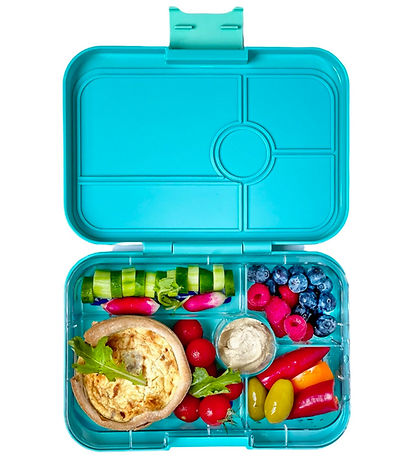 Yumbox Lunchbox w. 5 Rooms - Bento Tapas - Antibes Blue/Jungle
