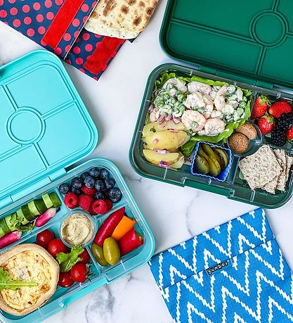 Yumbox Lunchbox w. 5 Rooms - Bento Tapas - Antibes Blue/Jungle