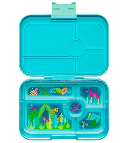 Yumbox Lunchbox w. 5 Rooms - Bento Tapas - Antibes Blue/Jungle