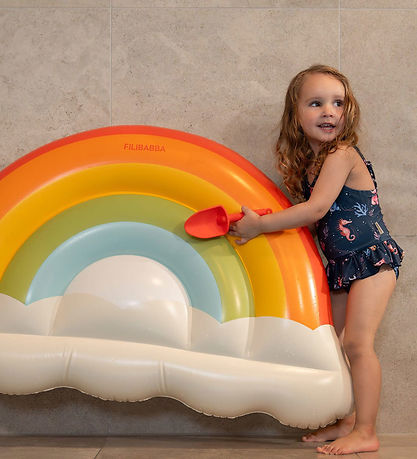 Filibabba Bath mattress - 124x78 cm - Rainbow