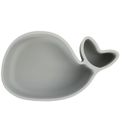 Filibabba Snackbox - Silicone - The Whale Christian - Pearl Blue