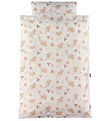 Nørgaard Madsens Bedding - Baby - White w. Elephants I Pink Nuan Nørgaard Madsens Bedding - Baby - White w. Elephants I Pink Nuan