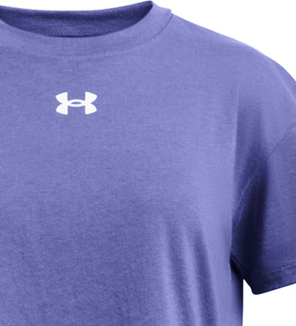 Under Armour T-shirt - Crop Sport Style Logo - Starlight Under Armour T-shirt - Crop Sport Style Logo - Starlight