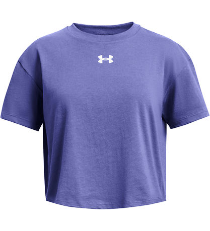 Under Armour T-shirt - Crop Sport Style Logo - Starlight Under Armour T-shirt - Crop Sport Style Logo - Starlight