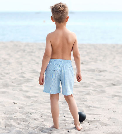 Petit Crabe Swim Shorts - Boardie - UV50+ - Capri Stripes