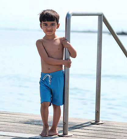 Petit Crabe Swim Shorts - Alex - UV50+ - Cornflower Petit Crabe Swim Shorts - Alex - UV50+ - Cornflower