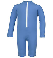 Petit Crabe Coverall Swimsuit - Combi - UV50+ - Cornflower