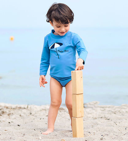 Petit Crabe Swim Top - Casey VITA - UV50+ - Cornflower