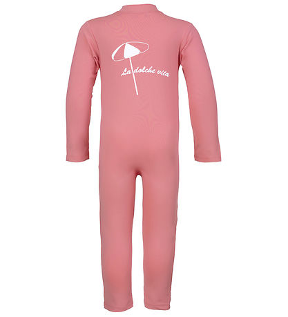Petit Crabe Badoverall - Lou - UV50+ - Lemonad m. Parasol