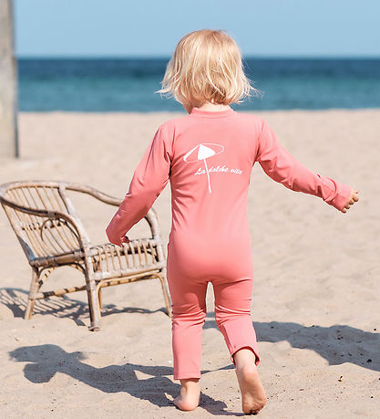 Petit Crabe Badoverall - Lou - UV50+ - Lemonad m. Parasol