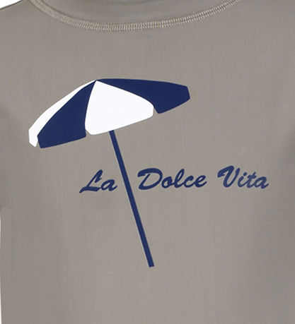 Petit Crabe Swim Top - Snowy - UV50+ - Taupe