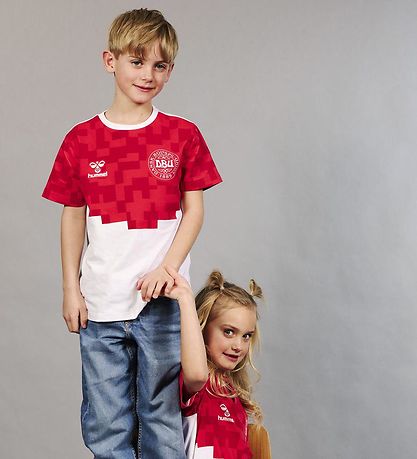 Hummel T-shirt - DBU Gameday - White/Chili Pepper Hummel T-shirt - DBU Gameday - White/Chili Pepper