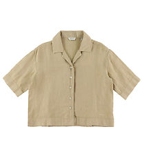 GANT Shirt - Linen - Boxy - Dry Sand GANT Shirt - Linen - Boxy - Dry Sand