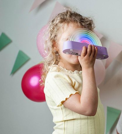 Lampe Lalarma - Danse Rainbow - 18x11x4 cm - Violet