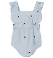 Name It Sommardräkt - NbfFerilla - Chambray Blue m. Nyckelpigor Name It Sommardräkt - NbfFerilla - Chambray Blue m. Nyckelpigor