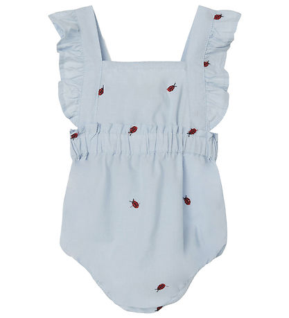 Barboteuse d'Été Name It - NbfFerilla - Chambray Blue av. Coccin Barboteuse d'Été Name It - NbfFerilla - Chambray Blue av. Coccin