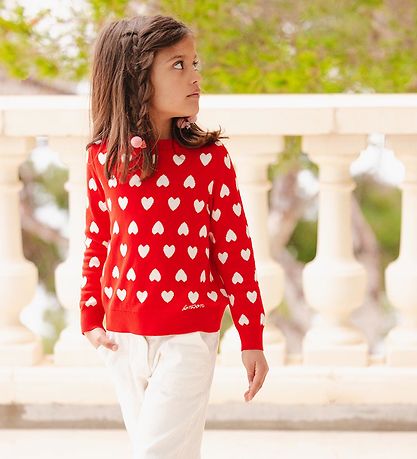 Bonton Blouse - Knitted - Paula - Coeur Rouge