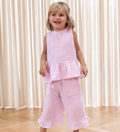 Fliink Pantalon - Mousseline - Ciao - Cloud Danseur av. A Rayure Fliink Pantalon - Mousseline - Ciao - Cloud Danseur av. A Rayure
