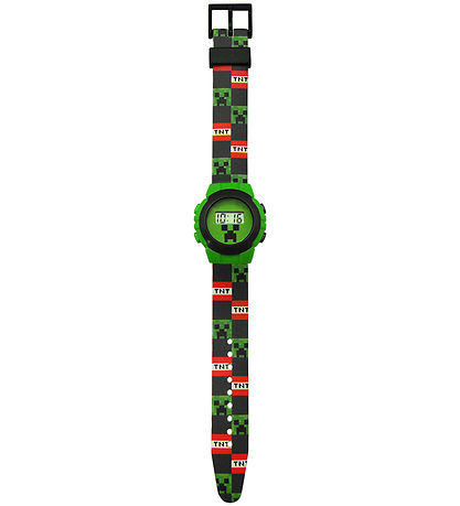 Minecraft Armbandsur - Digital Klocka - Grön/Svart