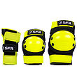 SFR Protection Set - Youth Ramp Triple Pad Set - Black/Lime SFR Protection Set - Youth Ramp Triple Pad Set - Black/Lime