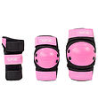 SFR Protection Set - Youth Ramp Triple Pad Set - Black/Pink SFR Protection Set - Youth Ramp Triple Pad Set - Black/Pink