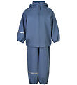 CeLaVi Regenkleding m. Bretellen - PU - China Blue CeLaVi Regenkleding m. Bretellen - PU - China Blue