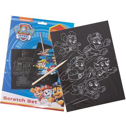 Paw Patrol Creation Set - Scratch set w. Pencil Paw Patrol Creation Set - Scratch set w. Pencil