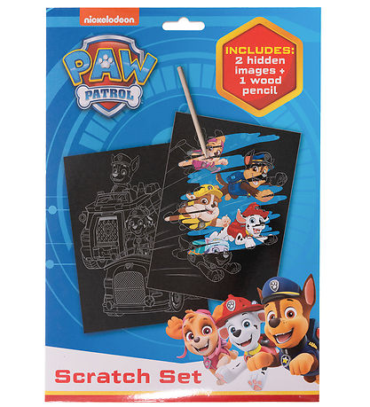 Paw Patrol Creation Set - Scratch set w. Pencil Paw Patrol Creation Set - Scratch set w. Pencil