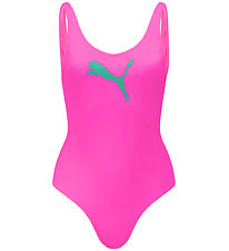 Puma Zwempak - UV50+ - Fluorescerend Roze