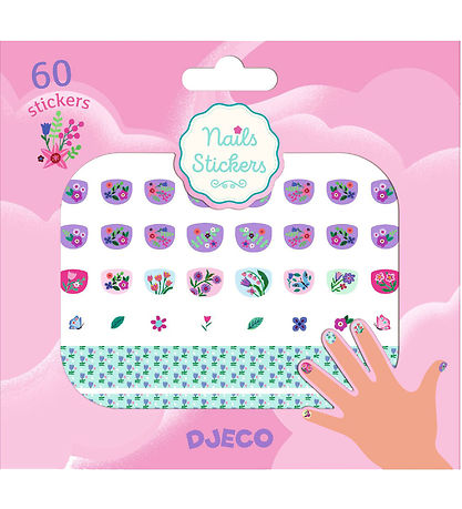 Djeco Nagels Stickers - 120 stk - Klein Fleur