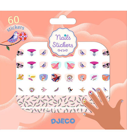 Clous Autocollants Djeco - 120 pièces - Feathers