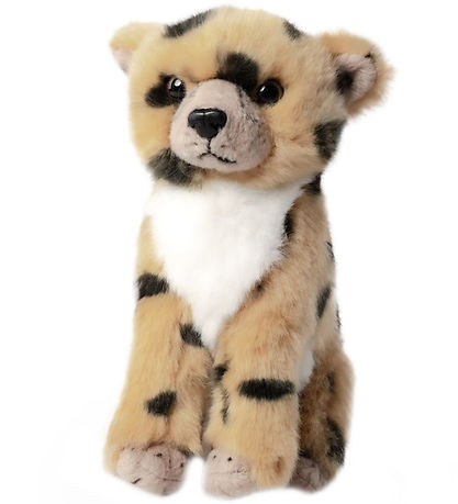 Living Nature Soft Toy - 17x10 cm - Cheetah Young - Beige/Black/ Living Nature Soft Toy - 17x10 cm - Cheetah Young - Beige/Black/