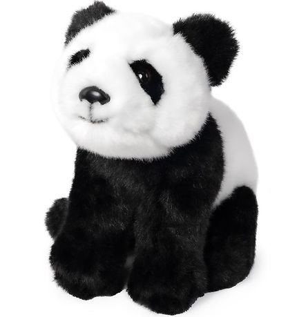 Peluche Living Nature - 16x12 - Jeune panda - Noir/Blanc