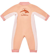 Konfidence Coverall Swimsuit - Splashy - UV50+ - Peach Konfidence Coverall Swimsuit - Splashy - UV50+ - Peach