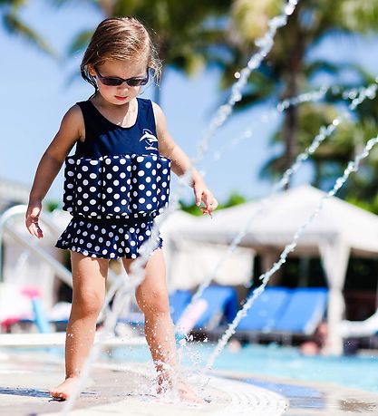 Konfidence Swimsuit - UV40+ - Navy/Polka Konfidence Swimsuit - UV40+ - Navy/Polka